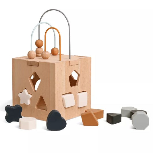 Toy Wooden Activity Cube